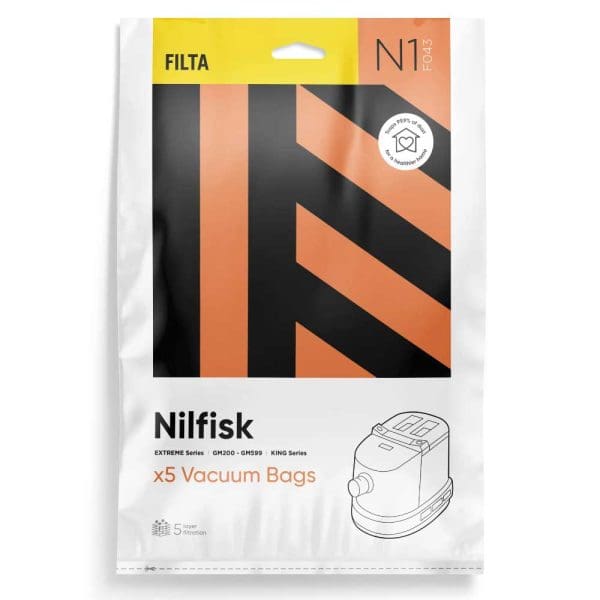 Filta Nilfisk Vacuum Bags F043