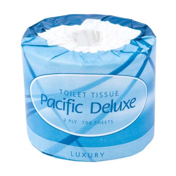 Pacific Deluxe Toilet Paper 700 Sheets per Roll