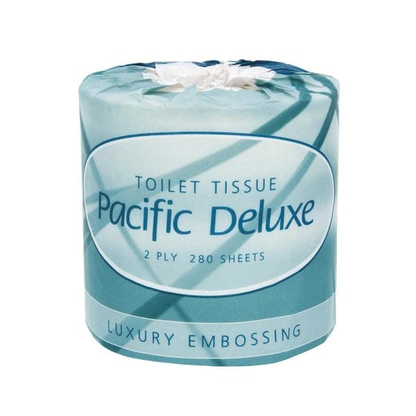 Pacific Deluxe Toilet Roll Tissue Luxury Embossing