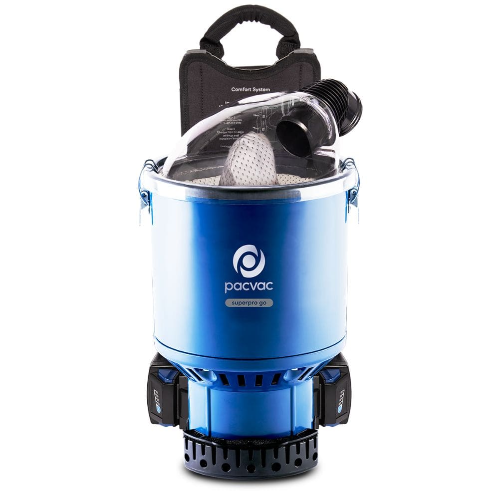 PACVAC Superpro GO Battery Backpack Vacuum Cleaner - Image 2