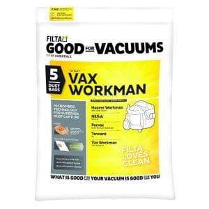 Filta Pacvac Glide Vax Workman vacuum bags
