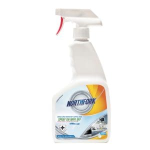 Northfork Surface spray disinfectant hospital grade spray on wipe off 750ml