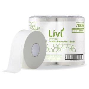 Livi Everyday Jumbo Toilet Tissue – Carton Of 8