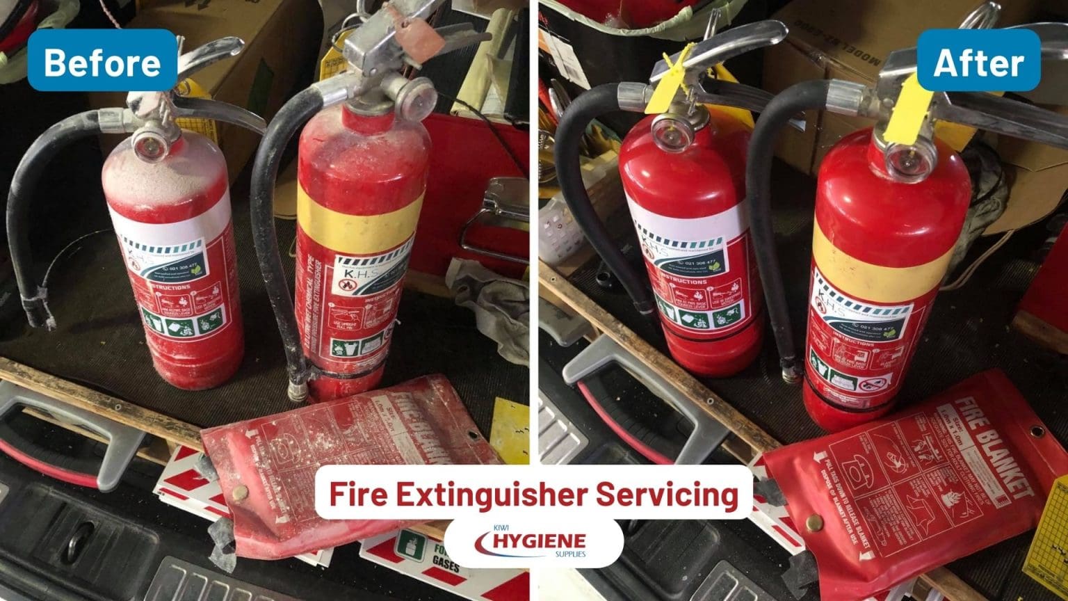What Is Fire Extinguisher Servicing? Kiwi Hygiene Supplies