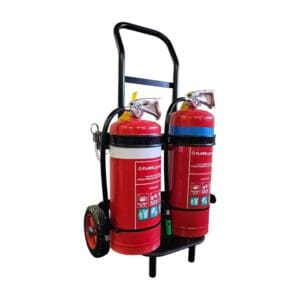 Flamefighter Portable Fire Extinguisher Trolley