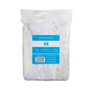 T-Shirt Rags 2KG Pack White