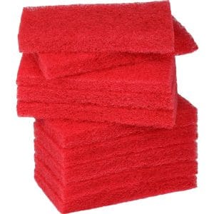 Glomesh Glitterbug Hand Pad 20x115mm (10 Pack) - Red