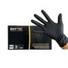 Hytec Black Nitrile Diamond Textured Gloves