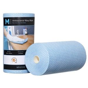 Matthews Antibacterial Wavy Wipes Blue