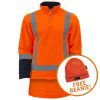 Wise Orange Hi Vis Polar Fleece
