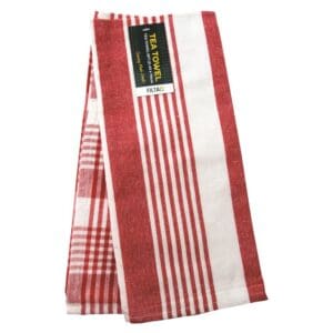 Filta Cotton Tea Towel Royal Red