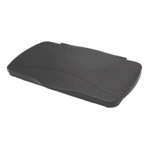 Rubbermaid Executive Slim Jim Hinged Lid - Black