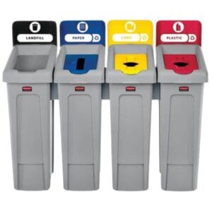 Rubbermaid Slim Jim Recycling Station