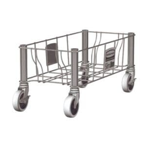 Rubbermaid Slim Jim Stainless Steel Dolly