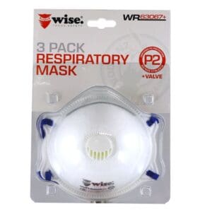 Wise P2 Mask with Valve (3 Pack)