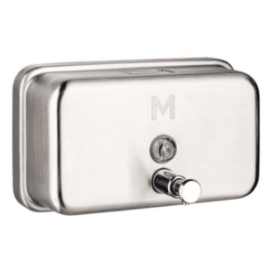 Stainless Liquid Wall Dispenser 1200ml - Horizontal