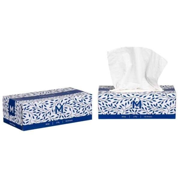 Matthews 2 Ply Flat Facial Tissues