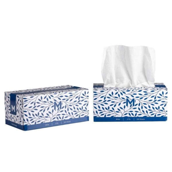 Matthews 2 Ply Flat Facial Tissues