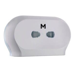 Matthews Double Mini Jumbo Roll Dispenser Silver
