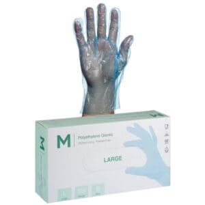Matthews Polyethylene Blue Gloves 1.0g