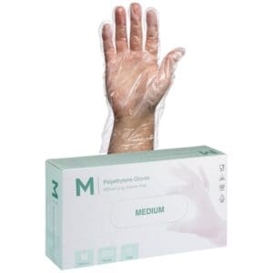 Matthews Polyethylene Clear Gloves 1.0g S-M