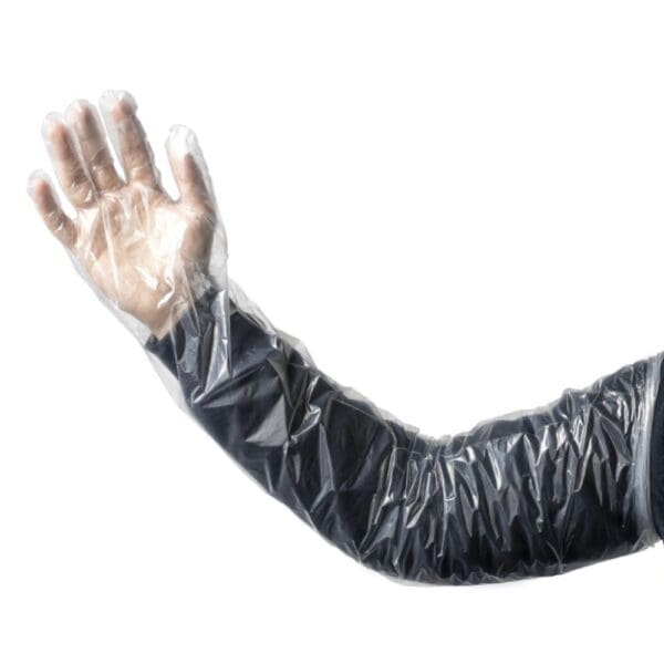 Matthews Polyethylene Clear Shoulder Length Gloves