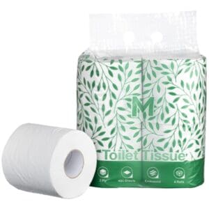 Matthews Recycled Unwrapped 2 Ply Toilet Tissue