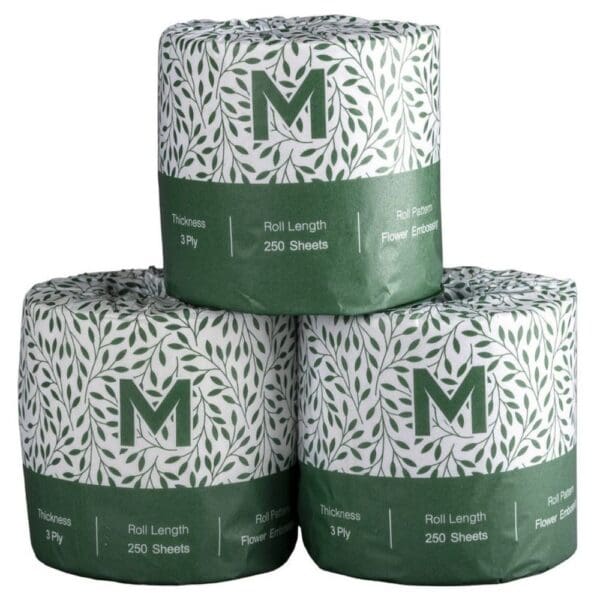 Matthews Recycled Wrapped 3 Ply Toilet Tissue