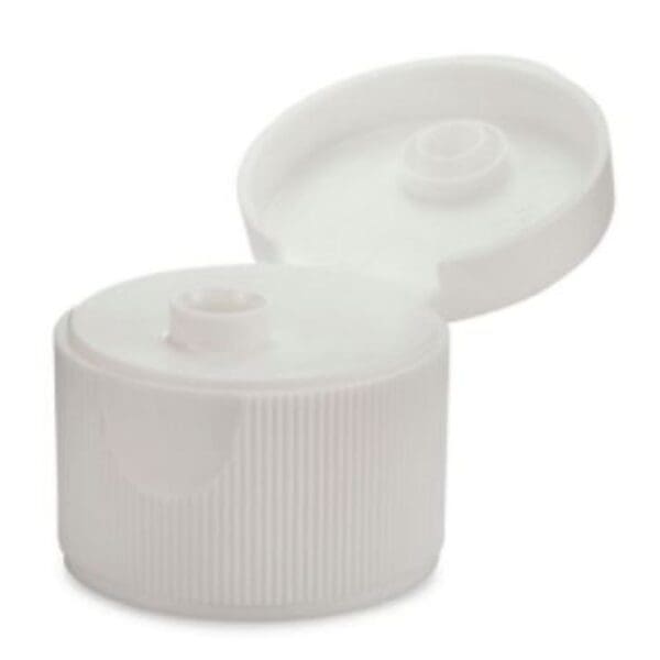 Household Flip Top Cap - White, 28/410 Neck