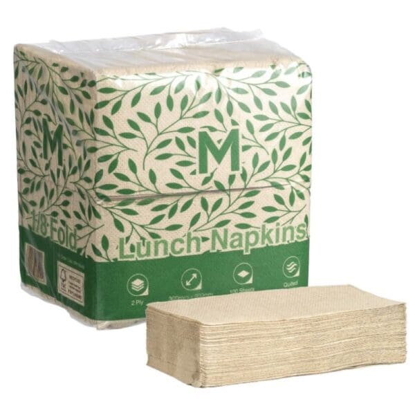 Quilted 2 Ply Lunch Napkins 1/8 Fold