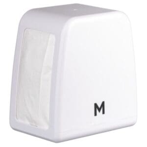 Tall Compact Napkin Dispenser 250 Sheet Capacity White