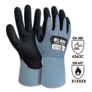 Blade Nitrile Sandy Cut 5 Resistant Gloves