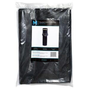 FP Recycled Coffee Waste Bags, Black 220x925x80mu