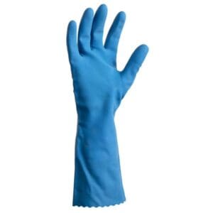 Matthews Silverlined Latex Gloves Powder Free, Blue