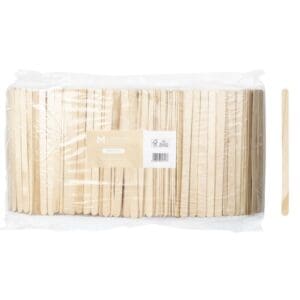 Wooden Beverage Stirrer Sticks, Natural 10mm x 175mm