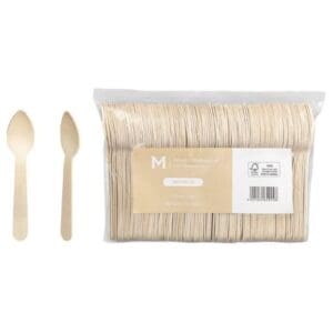 Matthews Wooden Teaspoon, Natural 110mm Long