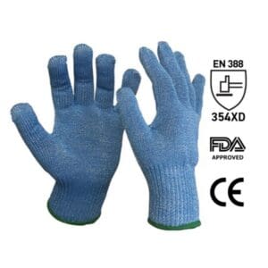 Processing Cut 5 resistant Gloves, Blue