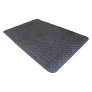 Diamond Plate Standing Mat 900mm x 600mm, Black