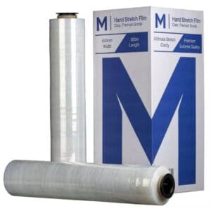 Matthews Hand Stretch Film 500mm x 300m 23mu, Clear