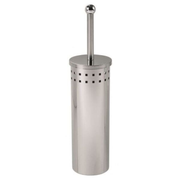 Enclosed Toilet Brush Set Stainless Steel