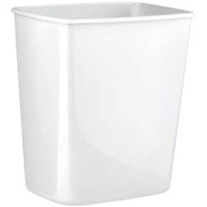 Plastic Rectangle Bin 8L, White
