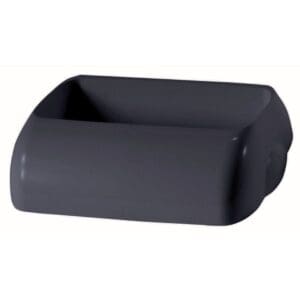 Wall Mount Bin 23L Hidden Lid, Black