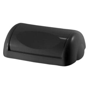 Wall Mount Bin 23L Swing Lid, Black