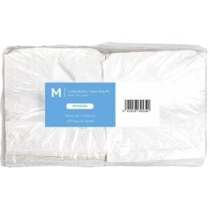 Confectionery Paper Bags #4, White 185mmx210mmx40gsm