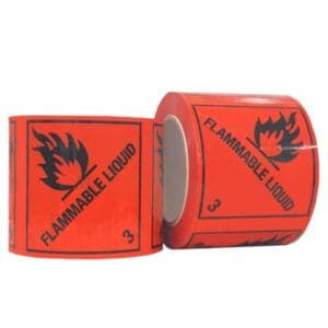 FLAMMABLE LIQUID Rippa PET Labels