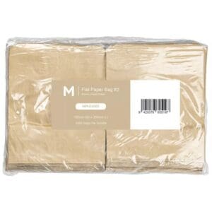 Flat Brown Paper Bag #2 160mmx200mm 40gsm