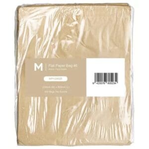 Flat Brown Paper Bag #6 235mm x 300mm, 40gsm