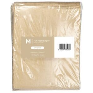 Flat Brown Paper Bag #8 255mm x 330mm, 40gsm