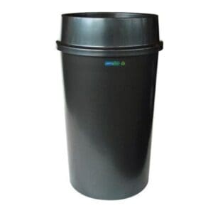 Plastic Flip Top Rubbish Bin 60L, Grey