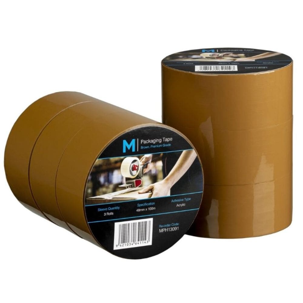 Premium Packaging Tape, Brown 48mm x 100M x 55mu